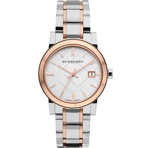 burberry check stamped bracelet watch 34mm|Burberry Check Dial 34mm Ladies Watch Model: BU9105.